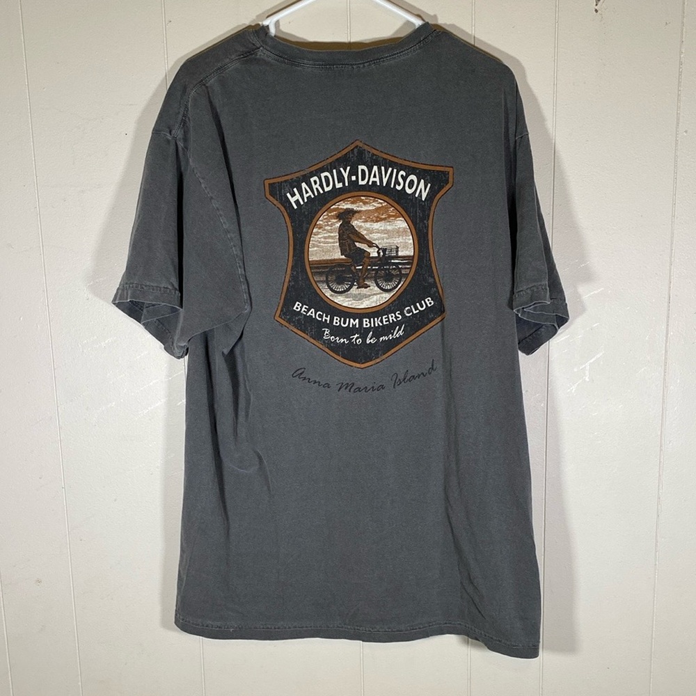 Funny humor HARDLY -Davidson beach bums bicycle biker club T-Shirt XL unisex